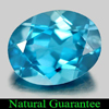 2.29 Ct. Oval Shape 9 x 7 Mm. Natural Gemstone London Blue Topaz From Brazil