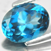 2.25 Ct. Good Oval Natural Gemstone London Blue Topaz From Brazil