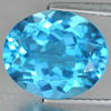 Swiss Blue Topaz 5.62 Ct VVS Oval Shape 12 x 10 Mm. Natural Gemstone From Brazil