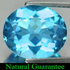 5.53 Ct. Nice Oval Natural Gemstone Swiss Blue Topaz From Brazil