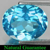 4.85 Ct. Calibrate Size 12 x 10 Mm. Oval Natural Gem Swiss Blue Topaz