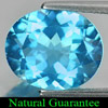 5.17 Ct. Calibrate Size 12 x 10 Mm. Oval Natural Gem Swiss Blue Topaz