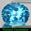 5.68 Ct. Delightful Oval Natural Gem Swiss Blue Topaz From Brazil
