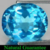 5.44 Ct. Calibrate Size 12 x 10 Mm. Oval Natural Gem Swiss Blue Topaz