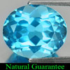 Swiss Blue Topaz 6.06 Ct. VVS Oval Shape 12 x 10 Mm. Natural Gem From Brazil Swiss Blue Topaz 6.06 Ct. VVS Oval Shape 12 x 10 Mm. Natural Gem From Brazil