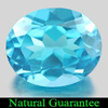 Calibrate Size 5.75 Ct. Very Good Oval Shape Natural Gem Swiss Blue Topaz Brazil Calibrate Size 5.75 Ct. Very Good Oval Shape Natural Gem Swiss Blue Topaz Brazil