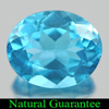 5.71 Ct. Oval Shape 12 x 10 x 6.5 Mm. Natural Gemstone Swiss Blue Topaz Brazil 5.71 Ct. Oval Shape 12 x 10 x 6.5 Mm. Natural Gemstone Swiss Blue Topaz Brazil