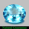 5.42 Ct. Charming Calibrate Size Oval Natural Swiss Blue Topaz Gemstone