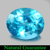 5.72 Ct. Charming Calibrate Size Oval Natural Swiss Blue Topaz Gem Brazil