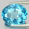 Beautiful 4.93 Ct. 12 x 10 Mm. Oval Shape Natural Swiss Blue Topaz Gem Brazil