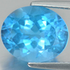 Topaz Swiss Blue 5.79 Ct. Oval Shape 12 x 10 Mm. Natural Gemstone From Brazil