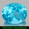 6.02 Ct. Alluring 12 x 10 Mm. Oval Natural Swiss Blue Topaz Gemstone 6.02 Ct. Alluring 12 x 10 Mm. Oval Natural Swiss Blue Topaz Gemstone