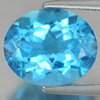 Swiss Blue Topaz 5.47 Ct. Oval Shape 12 x 10 Mm. Natural Gemstone Brazil