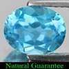2.18 Ct. 9 x 7 Mm. Oval Natural Gemstone Swiss Blue Topaz From Brazil 2.18 Ct. 9 x 7 Mm. Oval Natural Gemstone Swiss Blue Topaz From Brazil