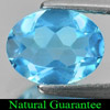 2.07 Ct. 9 x 7 x 4 Mm. Oval Natural Gem Swiss Blue Topaz From Brazil 2.07 Ct. 9 x 7 x 4 Mm. Oval Natural Gem Swiss Blue Topaz From Brazil