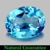 2.02 Ct. Good Natural Gemstone Swiss Blue Topaz Oval Shape