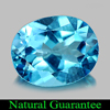 2.29 Ct. Good Oval Natural Gemstone Swiss Blue Topaz Brazil