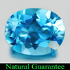 2.39 Ct. Beauteous Oval Natural Gemstone Swiss Blue Topaz Brazil 2.39 Ct. Beauteous Oval Natural Gemstone Swiss Blue Topaz Brazil