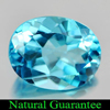 2.24 Ct. Oval Natural Gem Swiss Blue Topaz From Brazil