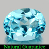 2.39 Ct. Oval Natural Gem Swiss Blue Topaz From Brazil