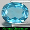2.08 Ct. Size 9 x 7 x 4 Mm. Natural Gem London Blue Topaz Oval Shape 2.08 Ct. Size 9 x 7 x 4 Mm. Natural Gem London Blue Topaz Oval Shape
