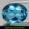 2.22 Ct. Oval Shape Natural Gem London Blue Topaz Brazil