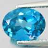 2.71 Ct. Oval Shape Natural Gem London Blue Topaz Size 9 x 7 Mm.