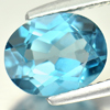 2.40 Ct. Delightful Oval Natural Gem London Blue Topaz Brazil