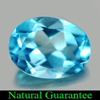 Natural Gemstone 1.30 Ct. Oval Shape Swiss Blue Topaz Brazil Natural Gemstone 1.30 Ct. Oval Shape Swiss Blue Topaz Brazil