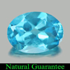 Good Color 1.24 Ct. Natural Gem Swiss Blue Topaz Oval Shape Good Color 1.24 Ct. Natural Gem Swiss Blue Topaz Oval Shape