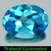 Natural Gemstone 1.31 Ct. Oval Shape Swiss Blue Topaz Brazil Natural Gemstone 1.31 Ct. Oval Shape Swiss Blue Topaz Brazil