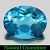 2.27 Ct. Beautiful Oval Natural Gem London Blue Topaz Brazil