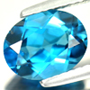 Charming Natural Gem 2.21 Ct. Oval Shape London Blue Topaz Brazil