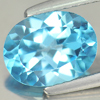 2.15 Ct. Alluring Oval Natural Gem Swiss Blue Topaz Brazil 2.15 Ct. Alluring Oval Natural Gem Swiss Blue Topaz Brazil