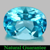 2.35 Ct. Oval Natural Gem Swiss Blue Topaz Size 9 x 7 x 5 Mm.