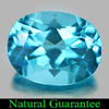 Good Color 2.49 Ct. Oval Natural Gem Swiss Blue Topaz Brazil