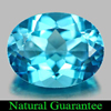 2.28 Ct. Good Cutting Oval Natural Gem Swiss Blue Topaz Brazil