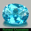 Good Color 2.21 Ct. Oval Natural Gem Swiss Blue Topaz Brazil