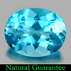 Calibrate Size 2.40 Ct. Oval Natural Gem Swiss Blue Topaz Brazil
