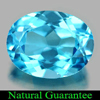 2.32 Ct. Good Color Natural Gem Swiss Blue Topaz Oval Shape