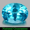 2.42 Ct. Beautiful Natural Gem Swiss Blue Topaz Oval Shape