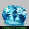 2.53 Ct. Very Good Oval Natural Gem Swiss Blue Topaz Brazil