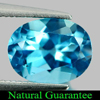 Attractive Gem 2.14 Ct. Oval Natural Swiss Blue Topaz Brazil