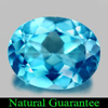 2.11 Ct. Oval Shape Natural Gem Swiss Blue Topaz Brazil