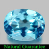 Calibrate Size 2.40 Ct. Oval Natural Gem Swiss Blue Topaz Brazil