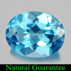 Natural Gemstone 2.13 Ct. Oval Shape Swiss Blue Topaz Brazil