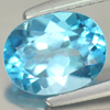 2.43 Ct. Oval Natural Gem Swiss Blue Topaz Size 9 x 7 x 5 Mm. 2.43 Ct. Oval Natural Gem Swiss Blue Topaz Size 9 x 7 x 5 Mm.