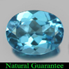 2.23 Ct. Good Color Oval Natural Gem Swiss Blue Topaz Brazil 2.23 Ct. Good Color Oval Natural Gem Swiss Blue Topaz Brazil