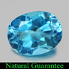 Good Gem 2.29 Ct. Oval Shape Natural Swiss Blue Topaz Brazil Good Gem 2.29 Ct. Oval Shape Natural Swiss Blue Topaz Brazil