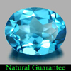 2.13 Ct. Oval Natural Gemstone Swiss Blue Topaz From Brazil 2.13 Ct. Oval Natural Gemstone Swiss Blue Topaz From Brazil